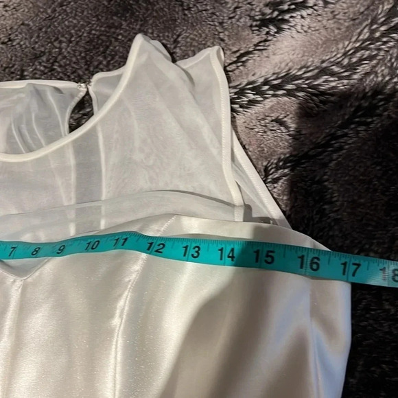 Alfred Sung White High Low Dress - Picture 6 of 13